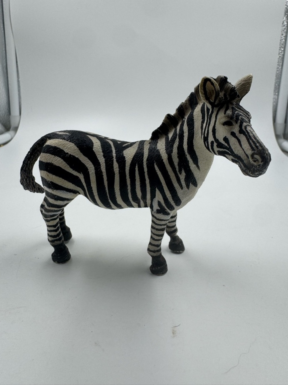 Schleich ZEBRA MALE Stallion Adult Retired 2008 Animal Figure 14391